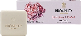 Fragrances, Perfumes, Cosmetics Bronnley Pink Peony & Rhubarb Soap Collection - Set (soap/3x100g)