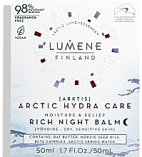 Night Face Balm - Lumene Arctic Hydra Care Moisture & Relief Rich Night Balm — photo N2