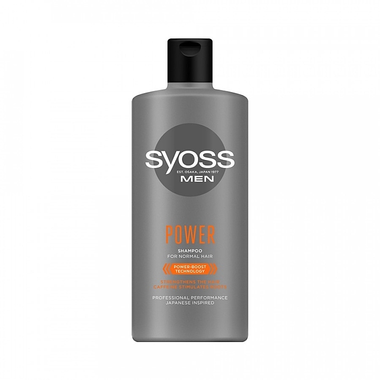 Shampoo for Normal Hair for Men - Syoss Men Power Shampoo — photo N1
