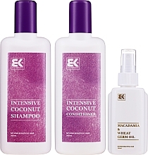 Set - Brazil Keratin Coconut Set (sch/300ml + cond/300ml + oil/100ml) — photo N2