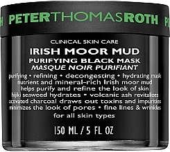 Fragrances, Perfumes, Cosmetics Cleansing Face Mask - Peter Thomas Roth Irish Moor Mud Purifying Black Mask