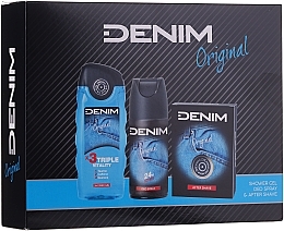 Fragrances, Perfumes, Cosmetics Denim Original - Set (ash/lot/100ml + deo/150ml + sh/gel/250ml)