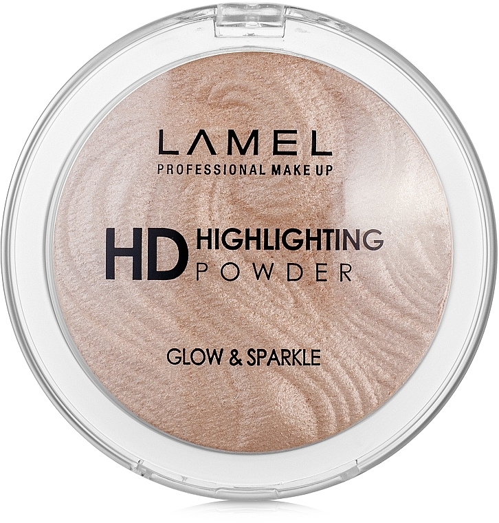 Highlighting Powder - LAMEL Make Up HD Highlighting Glow & Sparkle Powder — photo N1