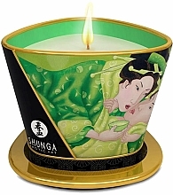 Green Tea Massage Candle - Shunga Massage Candle Zenitude Exotic Green Tea — photo N2