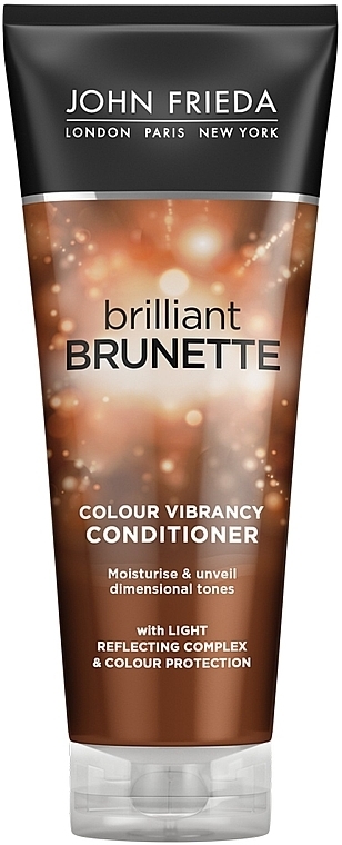 Moisturizing Color Protection Conditioner for Brunettes - John Frieda Brilliant Brunette Colour Protecting Moisturising Conditioner — photo N1