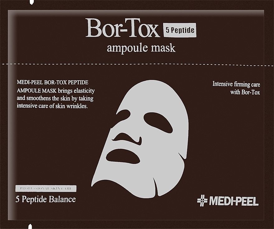 Peptide Complex Lifting Sheet Mask - MEDIPEEL Bor-Tox 5 Peptide Ampoule Mask — photo N3