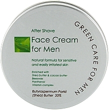 Face Cream "Green care for men" - YAKA — photo N2