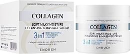 Cleansing Massage Cream for Face and Body - Enough Collagen Soft Milky Moisture Cleansing & Massage Cream — photo N2