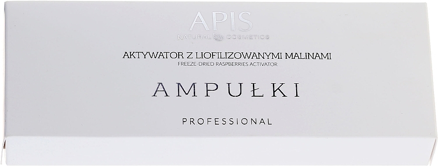 Face Concentrate-Activator with Freeze-Dried Raspberry - APIS Professional Concentrate Activator Ampule — photo N1