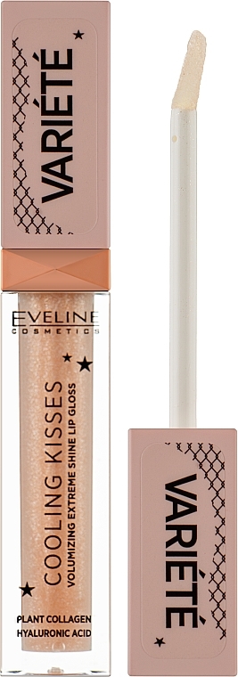 Lip Gloss with Cooling Effect - Eveline Cosmetics Variete Cooling Kisses  — photo N1