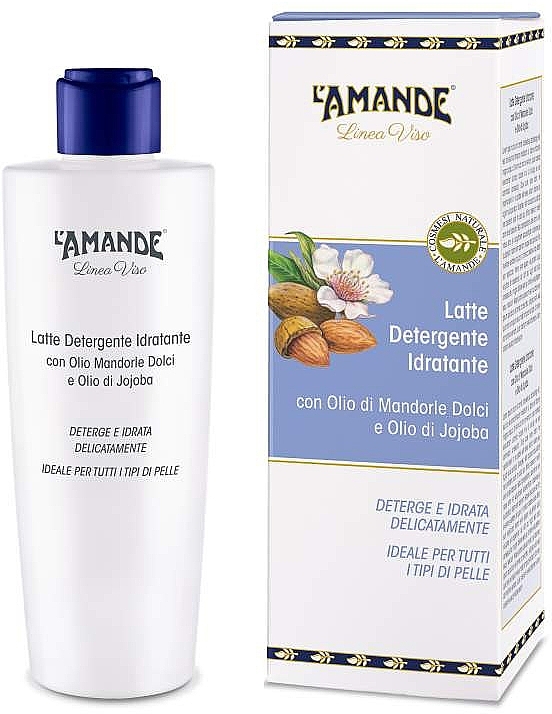 Cleansing Face Milk - L'Amande Linea Viso Cleaning And Hydrating Milk — photo N2