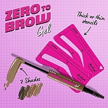 Brow Stencils, wide - NYX Professional Makeup Zero To Brow — photo N2