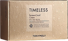 Fragrances, Perfumes, Cosmetics Set "Face Cream & Eye Cream with Snail Extract" - Tony Moly Timeless Ferment Snail Cream And Timeless Ferment Snail Eye Anti-wrinkle & Whitening & Moisturizing