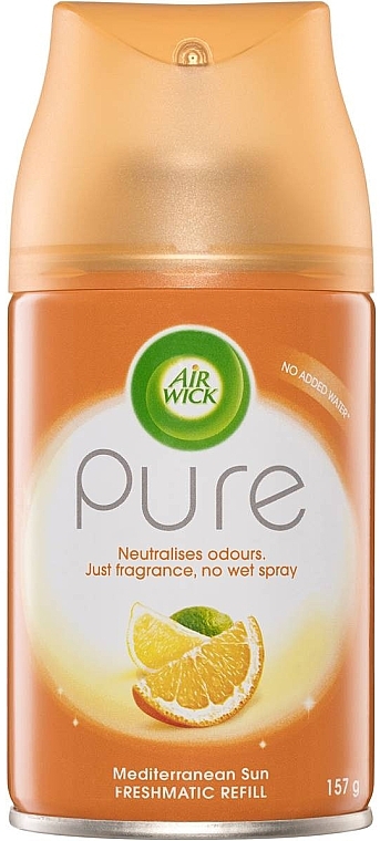 Air Freshener Refill  'Sunny Citrus' - Air Wick Pure Mediterranean Sun Automatic Spray Refill — photo N1