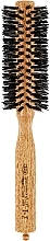 Fragrances, Perfumes, Cosmetics Thermal Brush with Wooden Handle & Boar Bristles d42mm - 3ME Maestri Triangle Brush