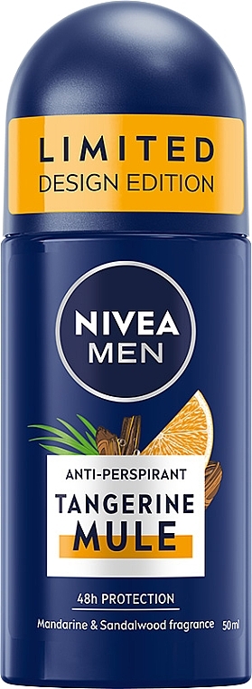 Roll-On Deodorant Antiperspirant - Nivea Men Tangerine Mule Antiperspirant — photo N1