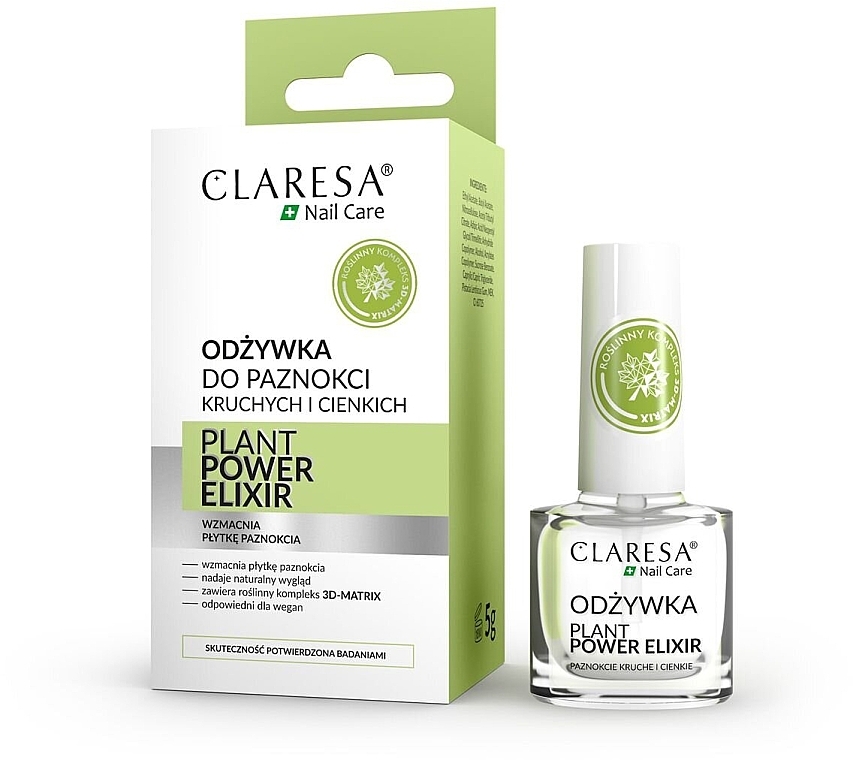 Nail Conditioner - Claresa Plant Power Elixir Nail Conditioner — photo N4