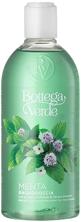 Mint Bath & Shower Gel - Bottega Mint Green Bath & Shower Gel — photo N1