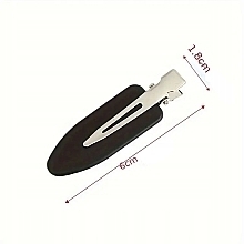 Claw Clip, black, 4 pieces - Deni Carte 0319 — photo N1