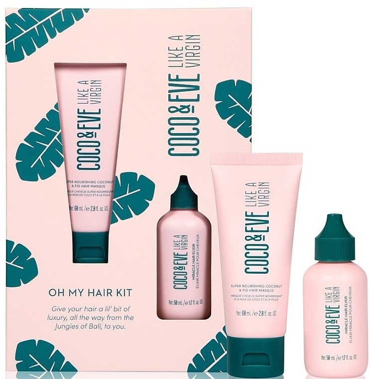 Set - Coco & Eve Oh My Hair Kit (h/mask/60ml + h/elixir/50ml) — photo N1