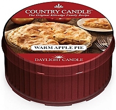 Fragrances, Perfumes, Cosmetics Tea Light "Warm Apple Pie" - Country Candle Warm Apple Pie Daylight