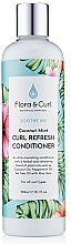 Fragrances, Perfumes, Cosmetics Conditioner - Flora & Curl Soothe Me Coconut Mint Curl Refresh Conditioner