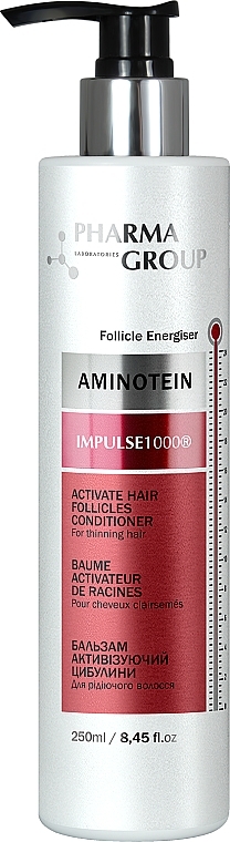 Hair Follicle Activating Conditioner - Pharma Group Laboratories Aminotein + Impulse 1000 Conditioner — photo N2