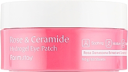 Ceramide & Rose Hydrogel Patch - FarmStay Rose & Ceramide Eye Patch — photo N20