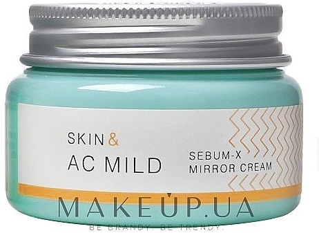 Face Cream Gel - Holika Holika Skin & AC Mild Sebum X Mirror Cream — photo N1