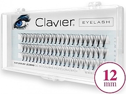 False Eyelashes, 12mm. - Clavier Eyelash — photo N2