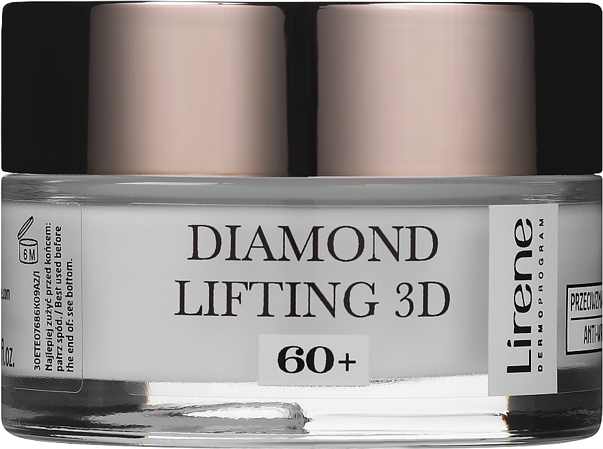 Firming Anti-Wrinkle Cream - Lirene Diamentowy Lifting 3D Cream 60+ — photo N1