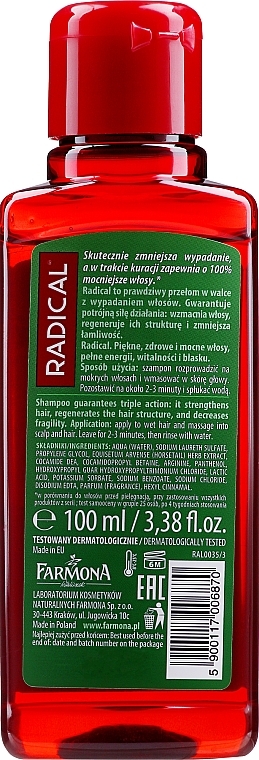 Strengthening Shampoo - Farmona Radical Strengthening Shampoo — photo N4