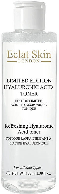 Refreshing Hyaluronic Acid Toner - Eclat Skin London Limited Edition Refreshing Hyaluronic Acid Toner — photo N1