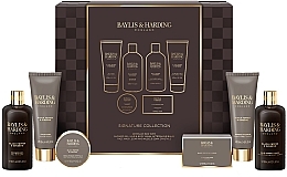 Fragrances, Perfumes, Cosmetics Set, 6 products - Baylis & Harding Black Pepper & Ginseng Men's Luxury Shower & Prep Gift Set