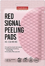 Fragrances, Perfumes, Cosmetics フェイスピーリングパッド - Purederm Red Signal Peeling Pads