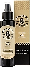 Fragrances, Perfumes, Cosmetics Bitter Almond Pre-Shave Oil - Solomon's Pre-Shave Oil Bitter Almond