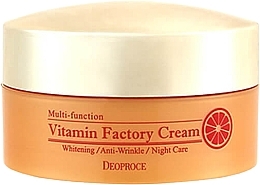 Multifunctional Vitamin Face Cream - Deoproce Multi-Function Vitamin Factory Cream — photo N1