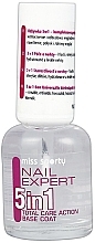Nail Polish - Miss Sporty Nail Expert 5 in 1 Total Care Action Top Coat — photo N1
