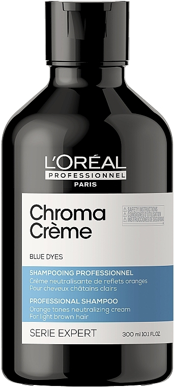 Blue Pigment Cream Shampoo - L'Oreal Professionnel Serie Expert Chroma Creme Professional Shampoo Blue Dyes — photo N1