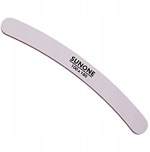 Fragrances, Perfumes, Cosmetics Nail File 100/180, banana, white, 10 pcs - Sunone Banana Nail File