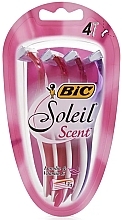 Fragrances, Perfumes, Cosmetics Disposable Razors, 4 pcs - Bic Soleil Scent