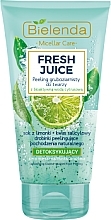 Fragrances, Perfumes, Cosmetics Detoxifying Rough Face Peeling "Lemon" - Bielenda Fresh Juice Peel