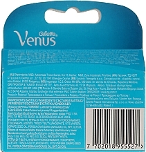 Shaving Razor Refills, 4 pcs. - Gillette Venus Extra Smooth — photo N3