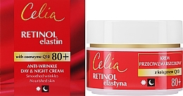 Fragrances, Perfumes, Cosmetics Anti-Wrinkle Face Cream - Celia Retinol Elastin 80+