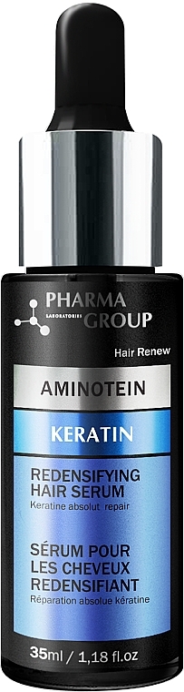 Redensifying Hair Serum - Pharma Group Laboratories Aminotein + Keratin Redensifying Hair Serum — photo N1