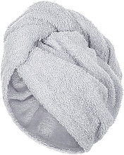 Hair Drying Turban, grey -MAKEUP — photo N1