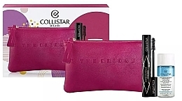 Fragrances, Perfumes, Cosmetics Set - Collistar Impeccabile Mascara Gift Set (mascara/14ml + remover/35ml + bag/1pcs)