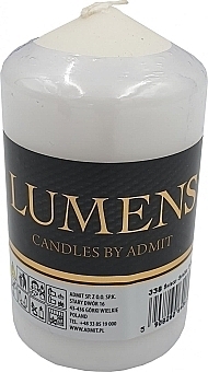 Decorative Candle 5.5x10 cm, white - Admit — photo N4