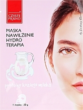 Fragrances, Perfumes, Cosmetics Face Mask with Goat Milk Proteins - Czyste Piekno Hydro Therapia Face Mask