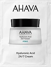 Fragrances, Perfumes, Cosmetics Hyaluronic Acid Cream 24/7 - Ahava Hyaluronic Acid (sample)